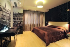 Фото интерьера спальни квартиры в современном стиле