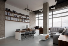 Фото интерьера кабинета офиса в стиле минимализм