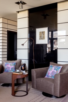 Фото интерьера гостиной квартиры в американском стиле