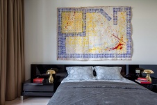 Фото интерьера спальни квартиры в американском стиле