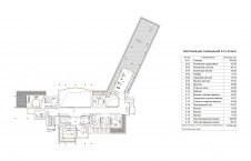 Планировка 2 этажа 3-х этажного современного дома 1892 кв. м.