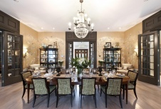 Фото интерьера столовой дома в американском стиле