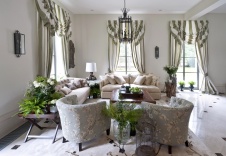 Фото интерьера зоны отдыха дома в американском стиле