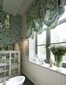 Фото интерьера санузла дома в американском стиле