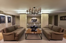 Фото интерьера зоны отдыха дома в американском стиле