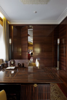 Фото интерьера кабинета офиса в стиле ар-деко