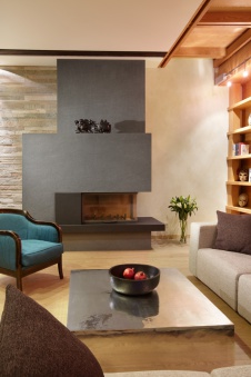 Фото интерьера гостиной дома в современном стиле