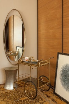 Фото интерьера гостиной квартиры в стиле ар-деко