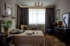 Фото интерьера спальни квартиры в стиле ар-деко