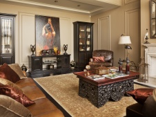 Фото интерьера гостиной небольшого дома в стиле неоклассика