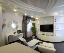 Фото интерьера спальни квартиры в современном стиле