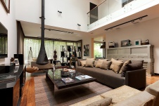 Фото интерьера гостиной дома в современном стиле