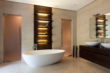 Фото интерьера санузла дома в современном стиле