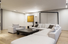 Фото интерьера гостиной квартиры в эко стиле