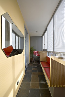 Фото интерьера зоны отдыха квартиры в стиле фьюжн