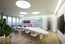 Фото интерьера кабинета офиса в современном стиле