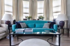 Фото интерьера зоны отдыха квартиры в стиле фьюжн