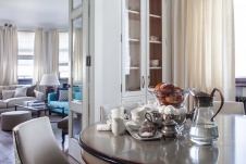 Фото интерьера столовой квартиры в стиле фьюжн