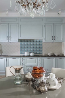 Фото интерьера кухни квартиры в стиле фьюжн