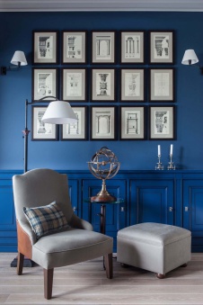 Фото интерьера кабинета квартиры в стиле фьюжн