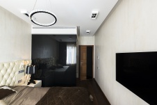 Фото интерьера спальни квартиры в стиле минимализм