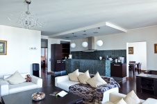 Фото интерьера гостиной небольшой квартиры в минимализме