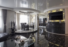 Фото интерьера столовой квартиры в стиле ар-деко