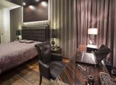 Фото интерьера спальни квартиры в стиле ар-деко