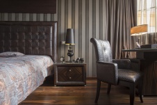 Фото интерьера спальни квартиры в стиле ар-деко