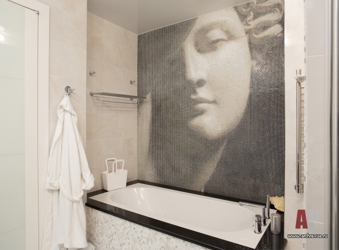 Фото интерьера ванной квартиры в американском стиле