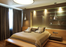 Фото интерьера спальни квартиры в стиле минимализм