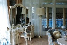 Фото интерьера будуара дома в средиземноморском стиле