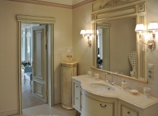 Фото интерьера санузла дома в средиземноморском стиле