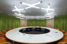 Фото интерьера переговорной офиса в современном стиле