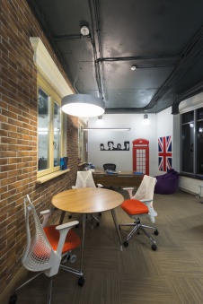 Фото интерьера кабинета офиса в современном стиле