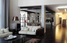 Фото интерьера гостиной дома в стиле минимализм