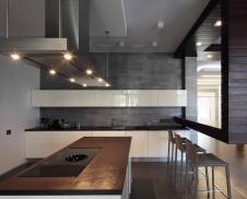 Фото интерьера кухни дома в стиле минимализм