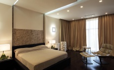 Фото интерьера спальни дома в стиле минимализм