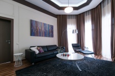 Фото интерьера зоны отдыха небольшого дома в современном стиле