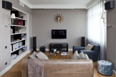 Фото интерьера зоны отдыха квартиры в стиле фьюжн