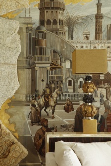 Фото интерьера зоны отдыха небольшого дома в неоклассическом стиле