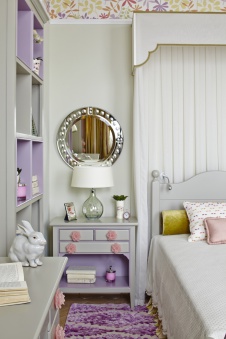 Фото интерьера детской квартиры в стиле неоклассика