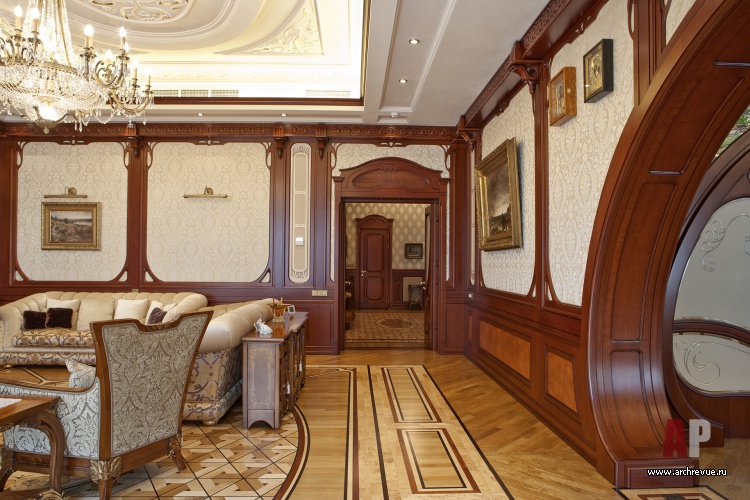 Фото интерьера коридора дома в стиле модерн