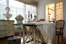 Фото интерьера веранды дома в стиле Прованс