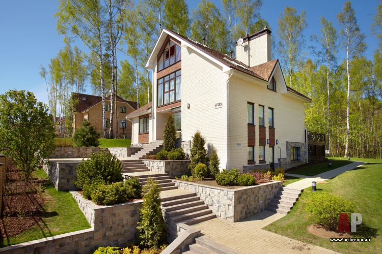 Фото фасада небольшого дома в современном стиле