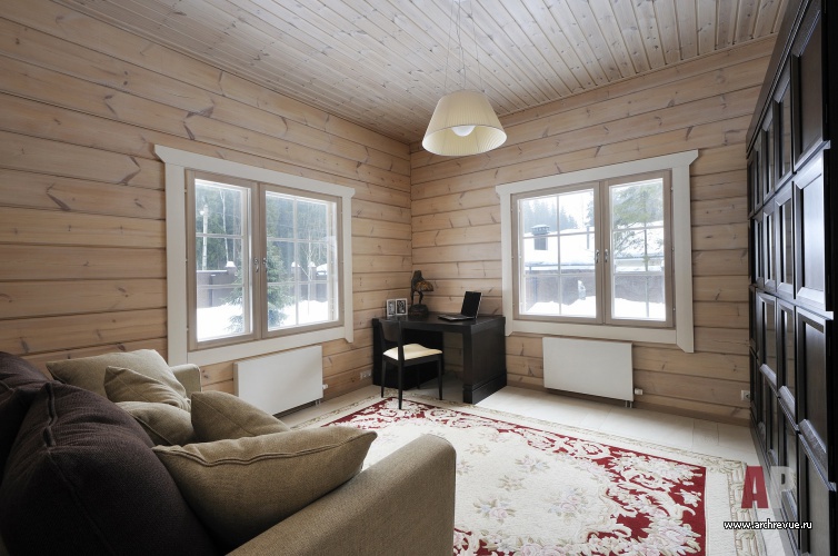 Фото интерьера кабинета небольшого дома в скандинавском стиле