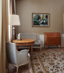 Фото интерьера спальни дома в стиле Прованс