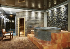 Фото интерьера сауны дома в современном стиле