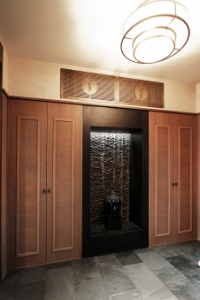 Фото интерьера входной зоны квартиры в эко стиле