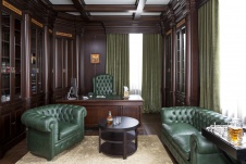 Фото интерьера кабинета дома в современном стиле